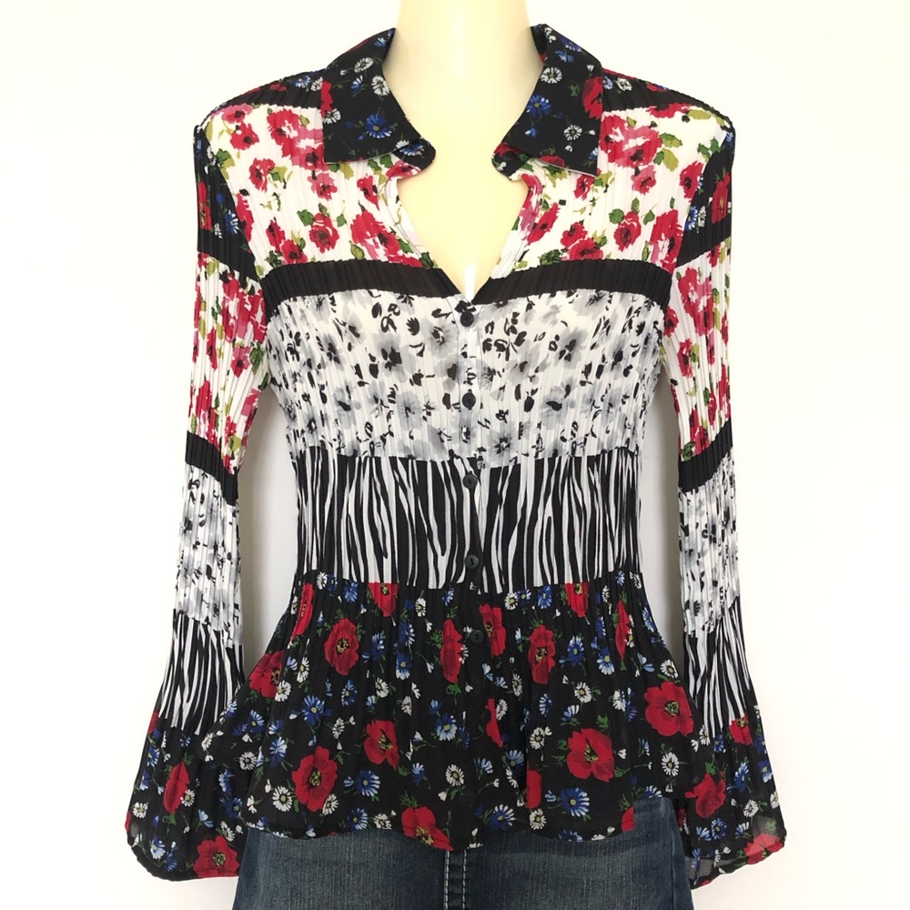 Super cute crinkle blouse